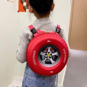 Cartoon Children Tire Shaped Multi-functional Backpack